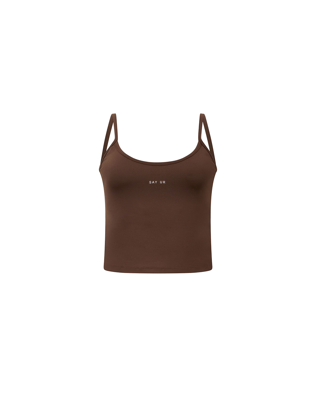 Brown Stretch Tank Top