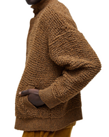 Brown Furry Cardigan