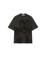 Black Washed 'Bomba Cidade' Boxy Tee