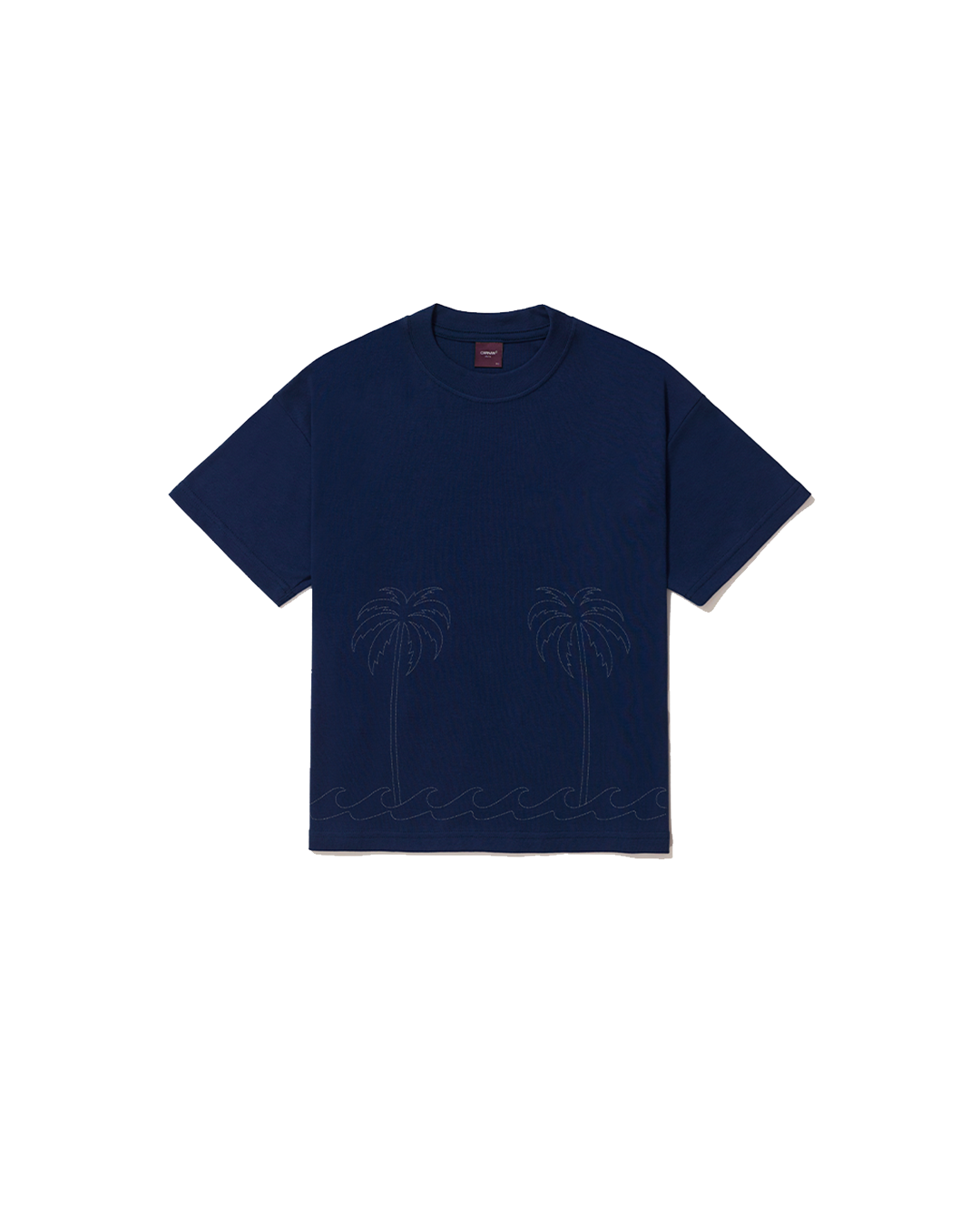 Blue Coconut Tree Premium Boxy Tee