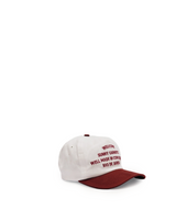 Off White/Wine Sunny Garments Cap