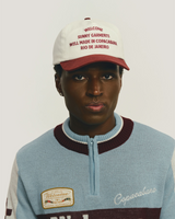 Off White/Wine Sunny Garments Cap