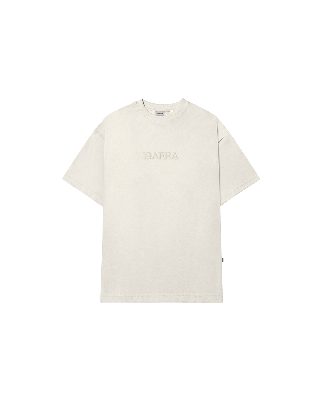 Off White Embossed Tee