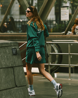 Green 'Serif Logo' Gym Shorts