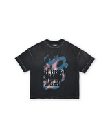 Black Washed 'Dogtown' Boxy Tee