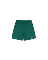 Green 'Serif Logo' Gym Shorts