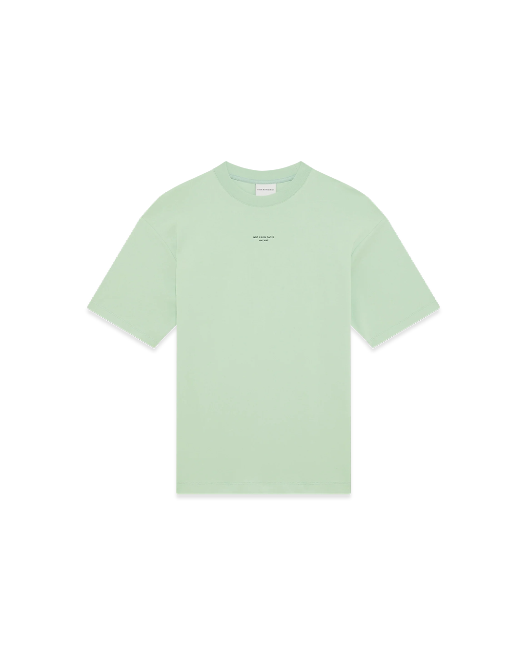 Light Green 'Le T-Shirt Slogan Classique' Tee
