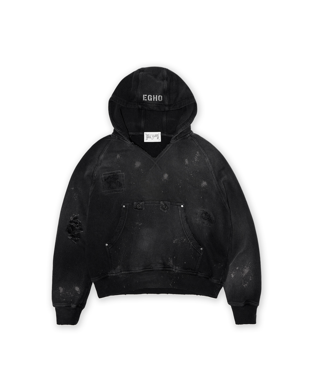 Dirty Black 'Void' Hoodie