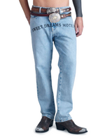 Light Blue Logo Denim Pants