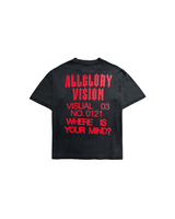 Washed Black Where Is Your Mind Tee