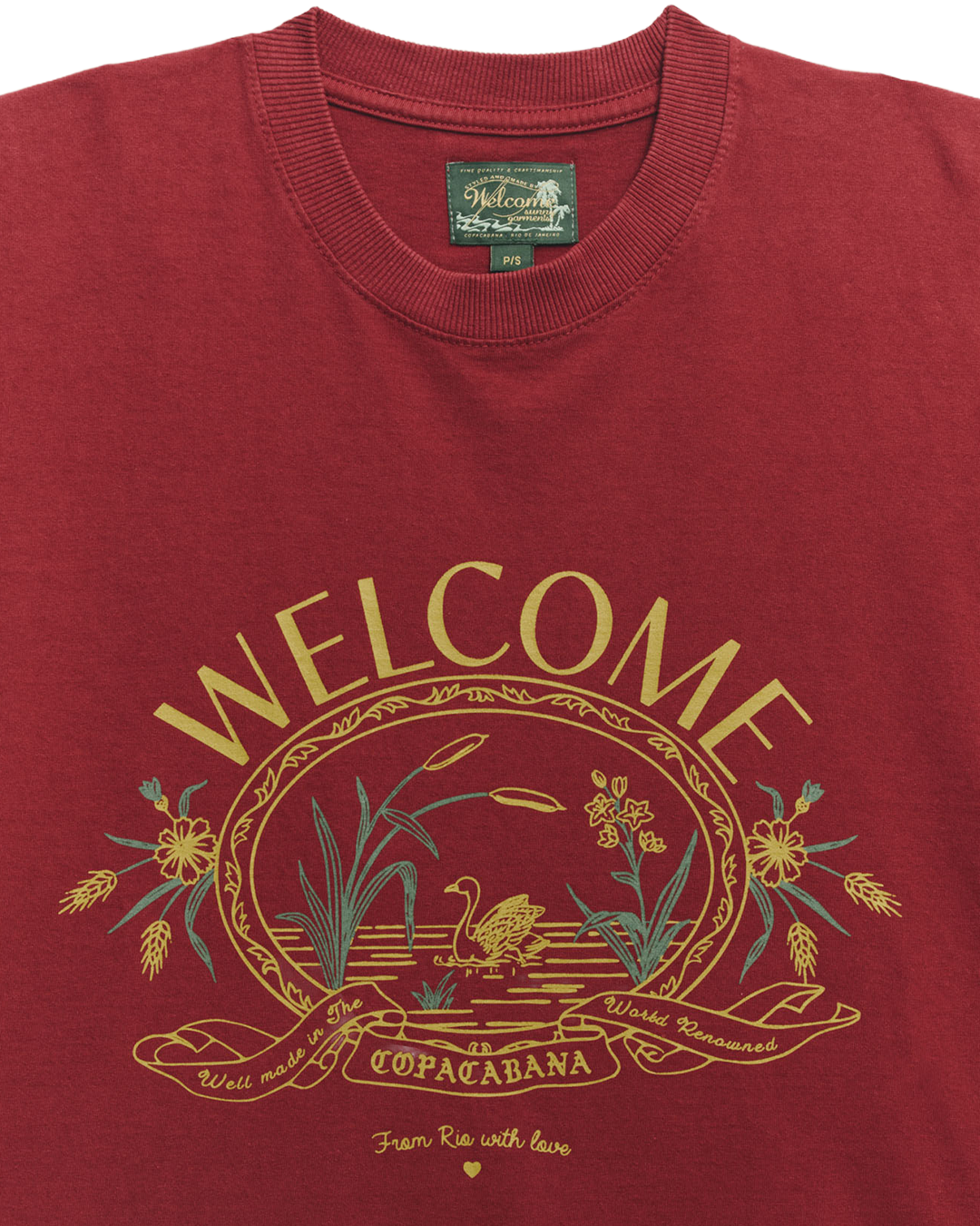 Wine 'Souvenir' Boxy Tee