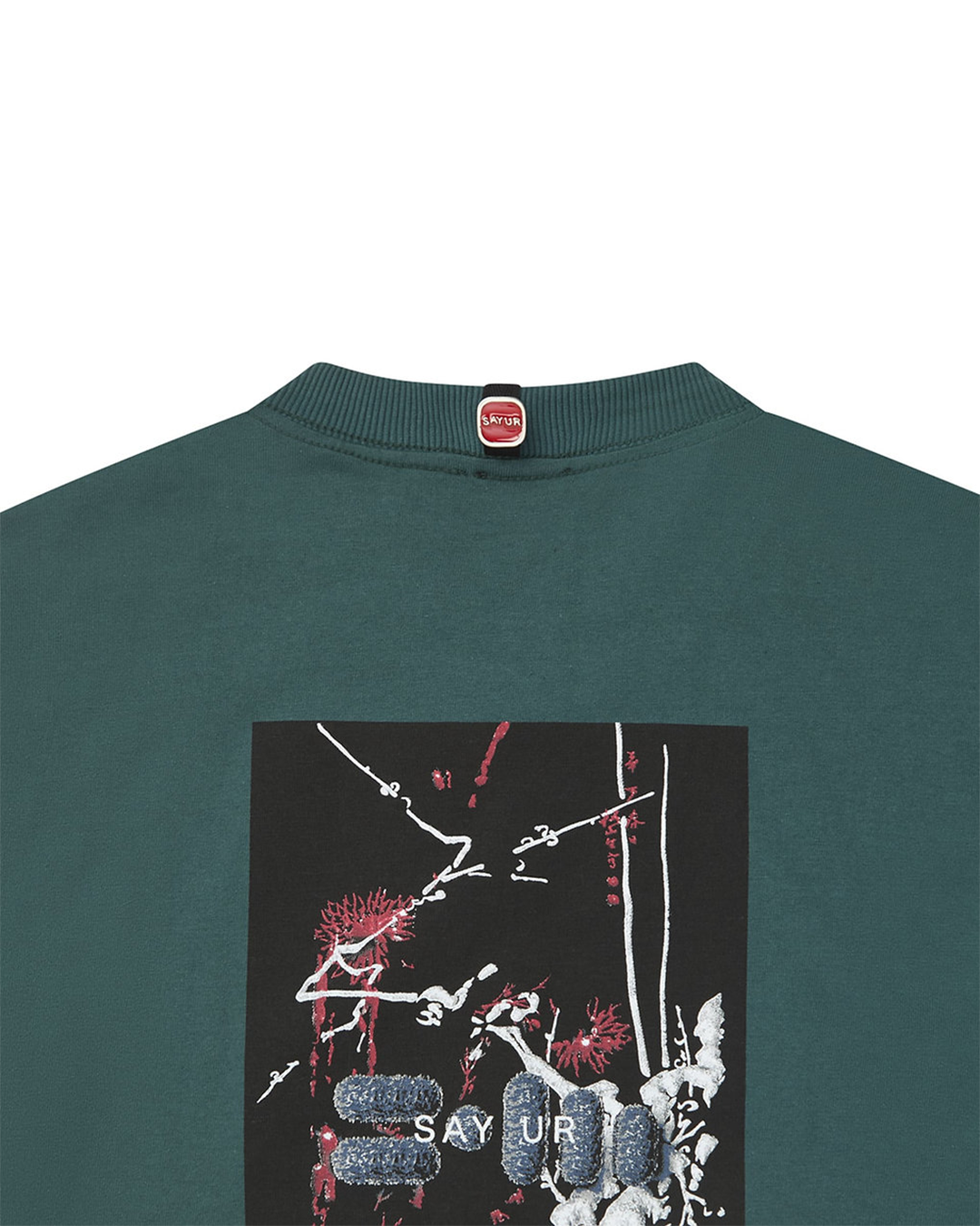 Green 'Fluid' Tee