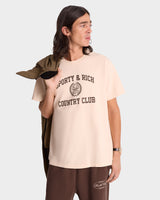 Cream Varsity Crest Tee