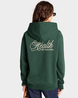 Dark Green 'Health Script' Hoodie