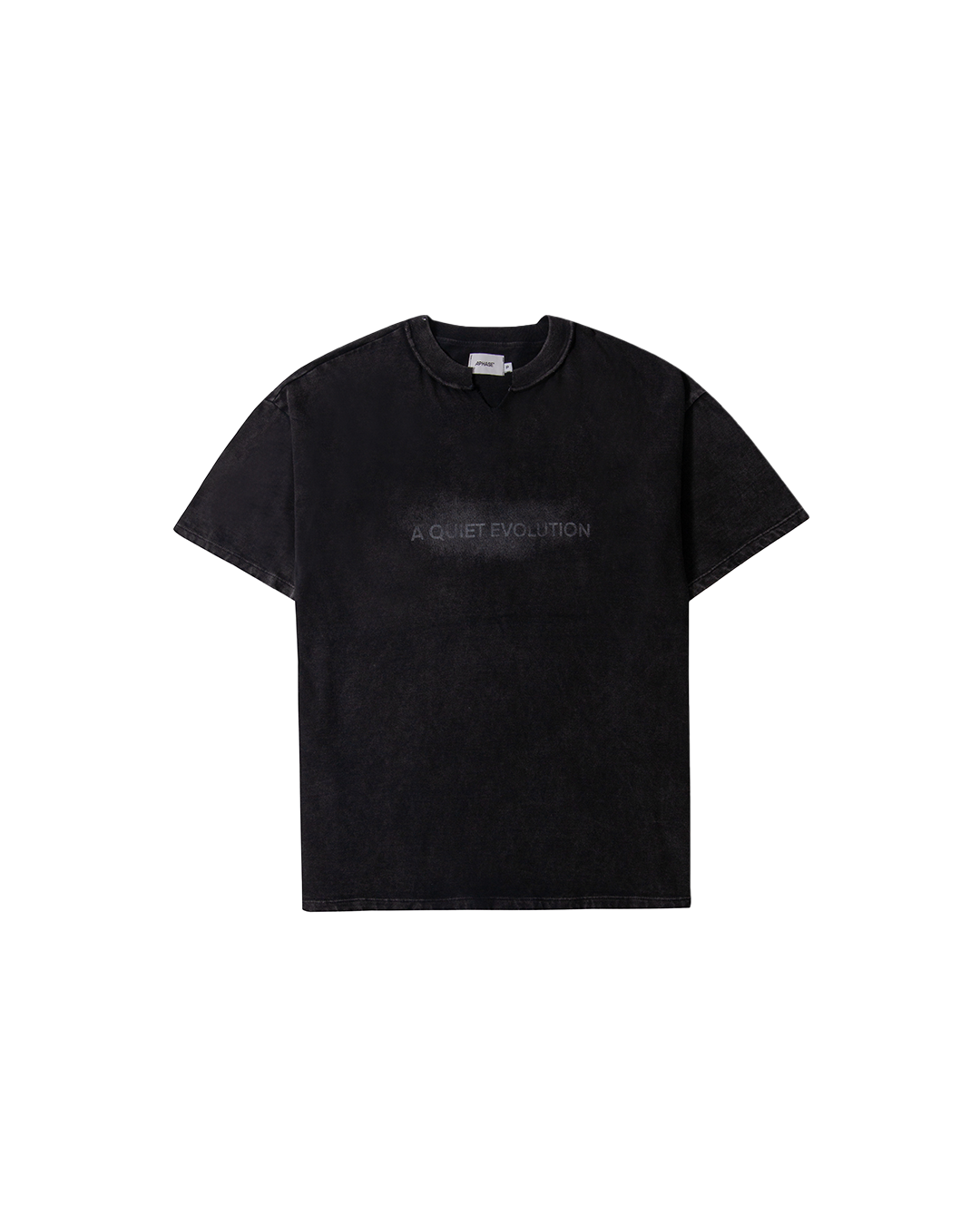 Black Washed 'Outset' Tee