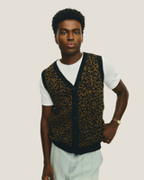 Leopard Tricot Vest