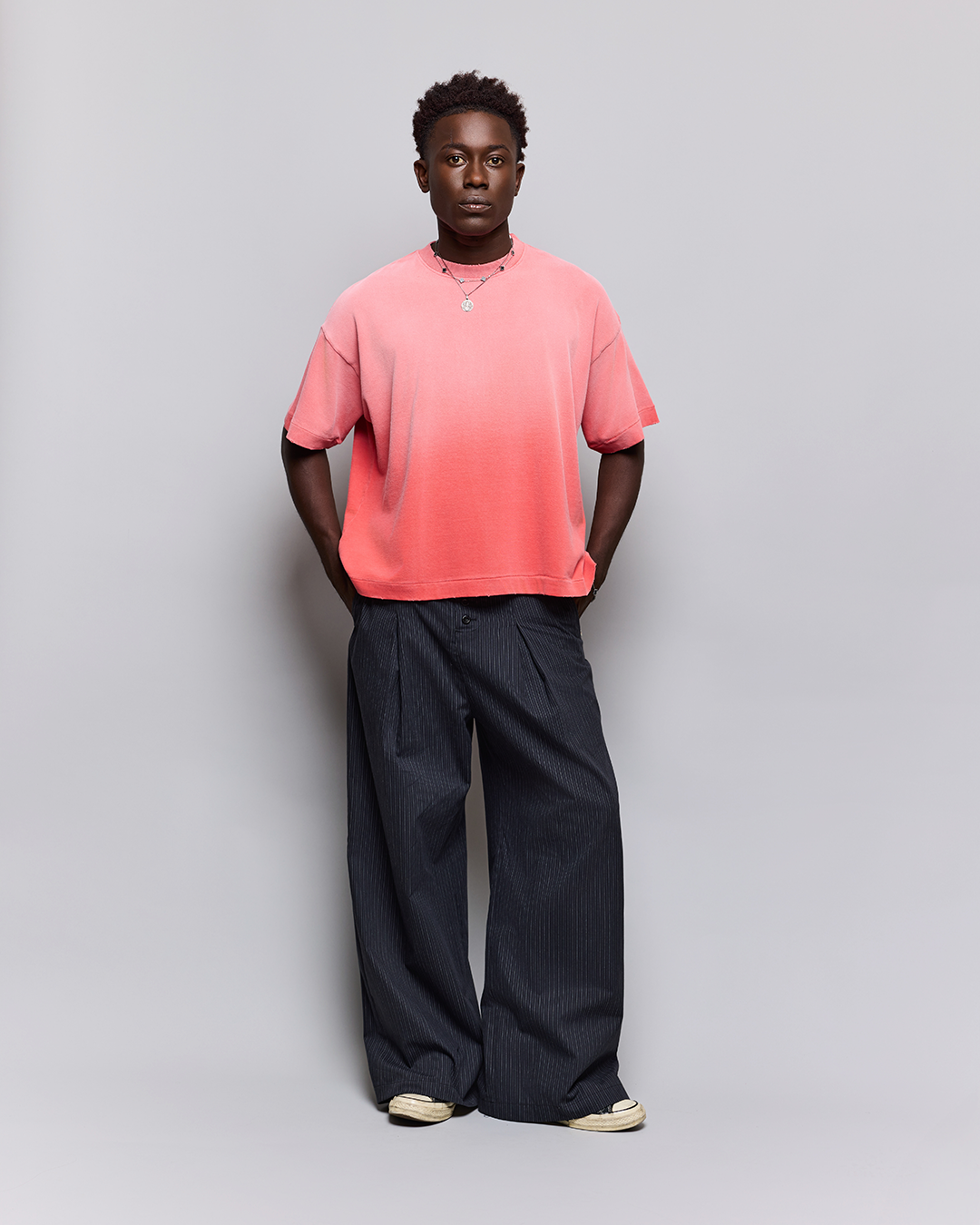 Red Washed Boxy Tee