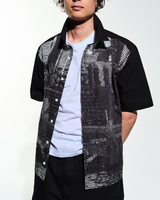 Black/White Chima Shortsleeve Shirt