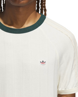 Cream White/Green Rib Tee X CLOT