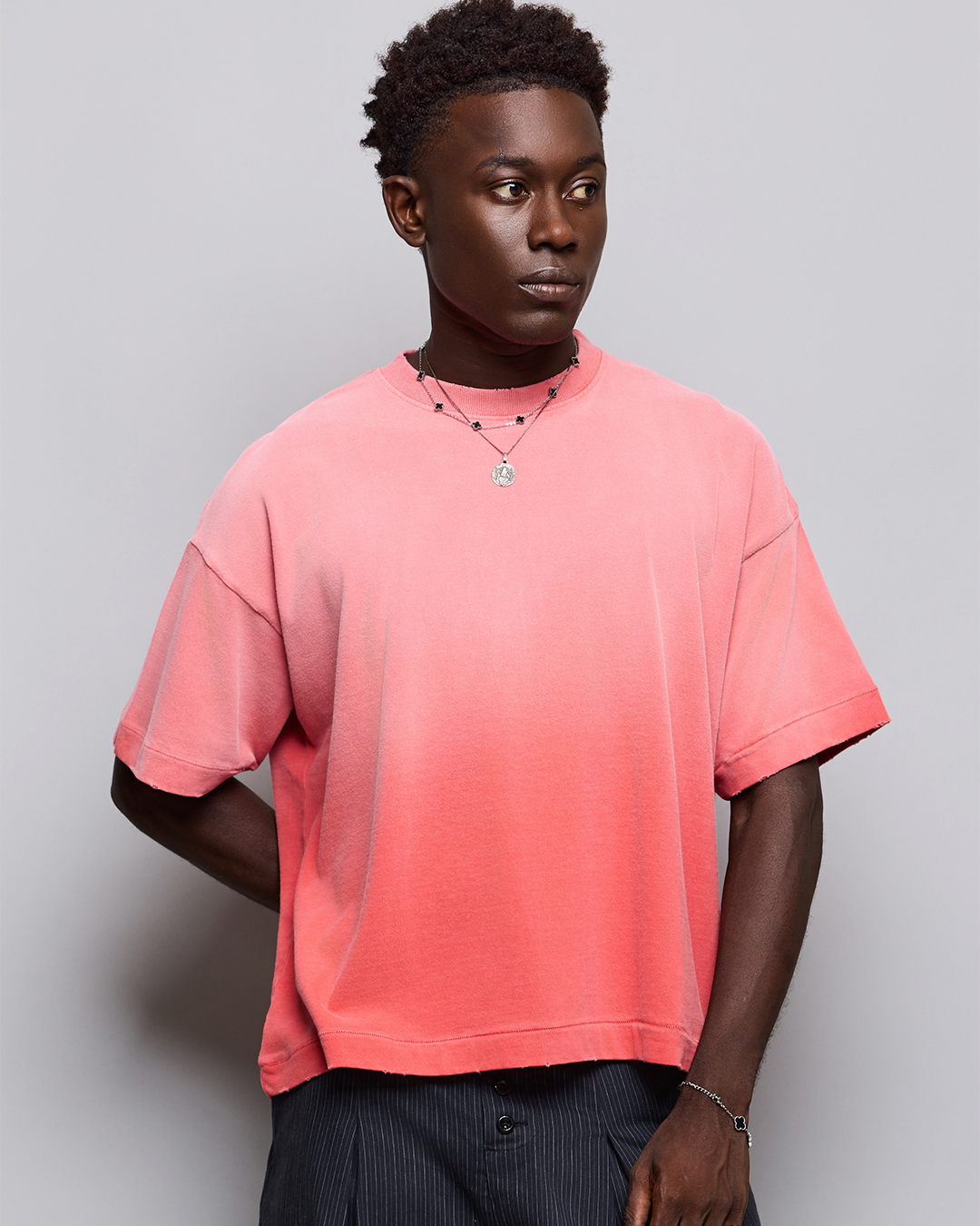 Red Washed Boxy Tee