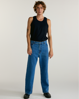 Black Standard Ribbed Tank Top