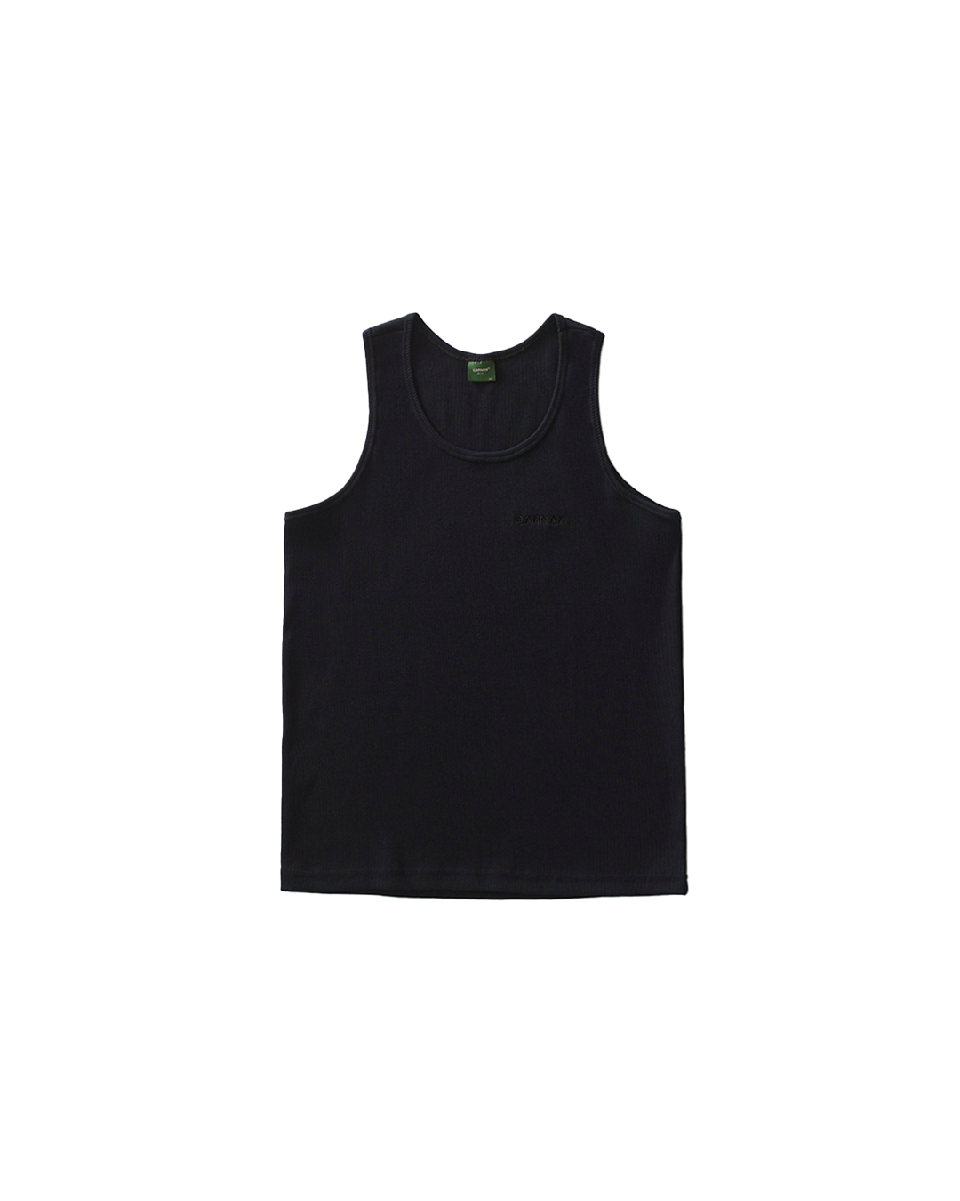 Black Standard Ribbed Tank Top