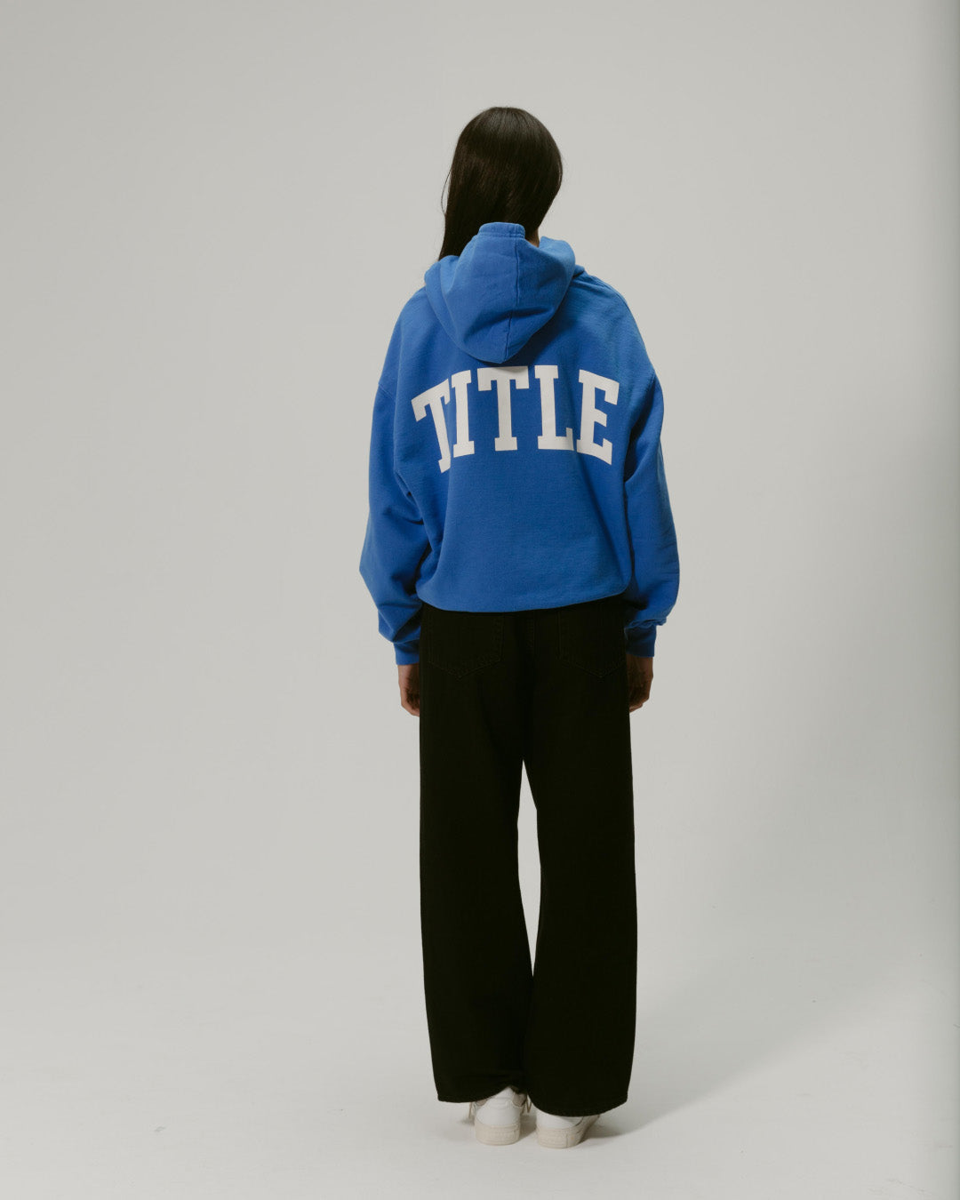 Blue College Hoodie