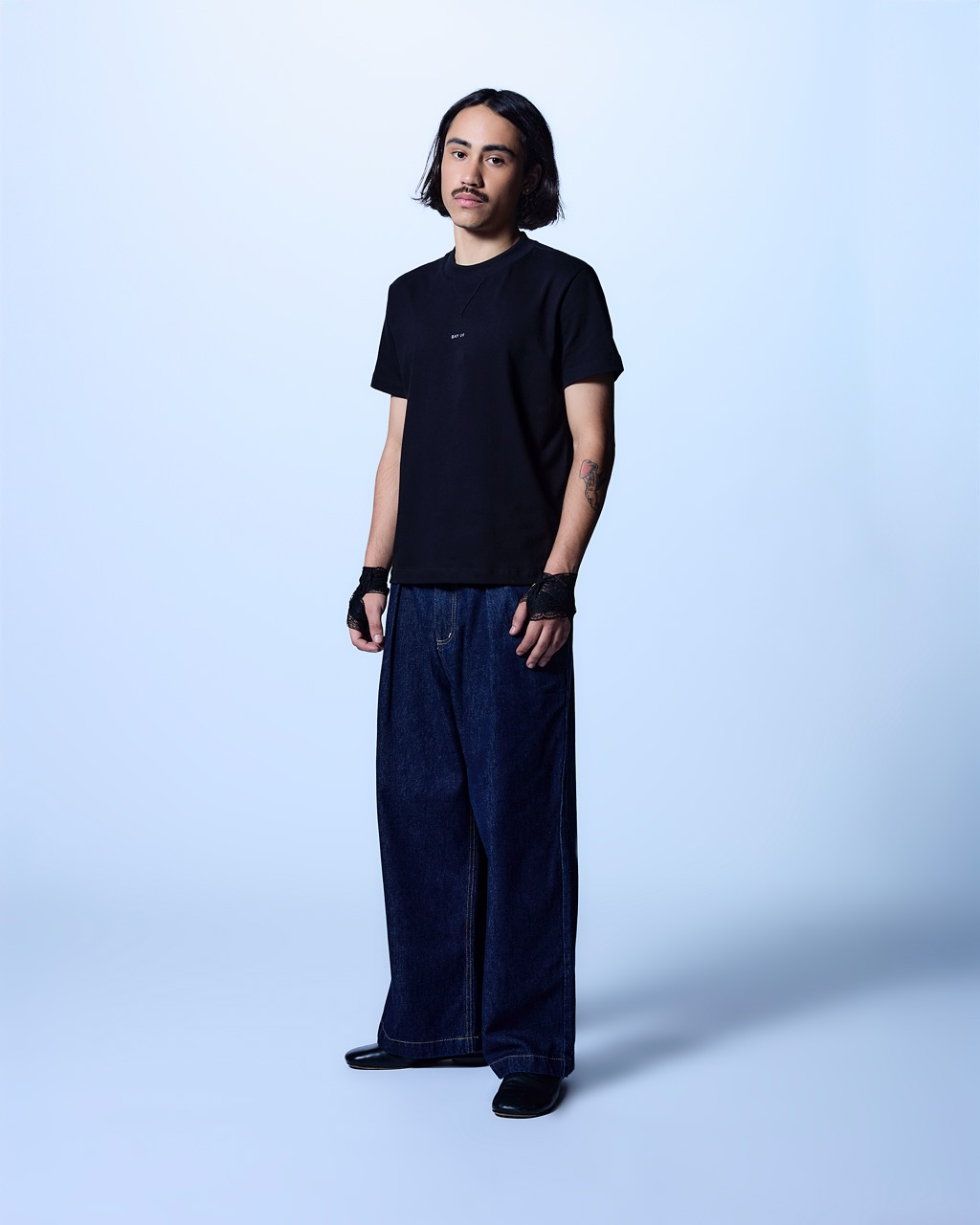 Blue Dark Wash Pardon Denim Pants