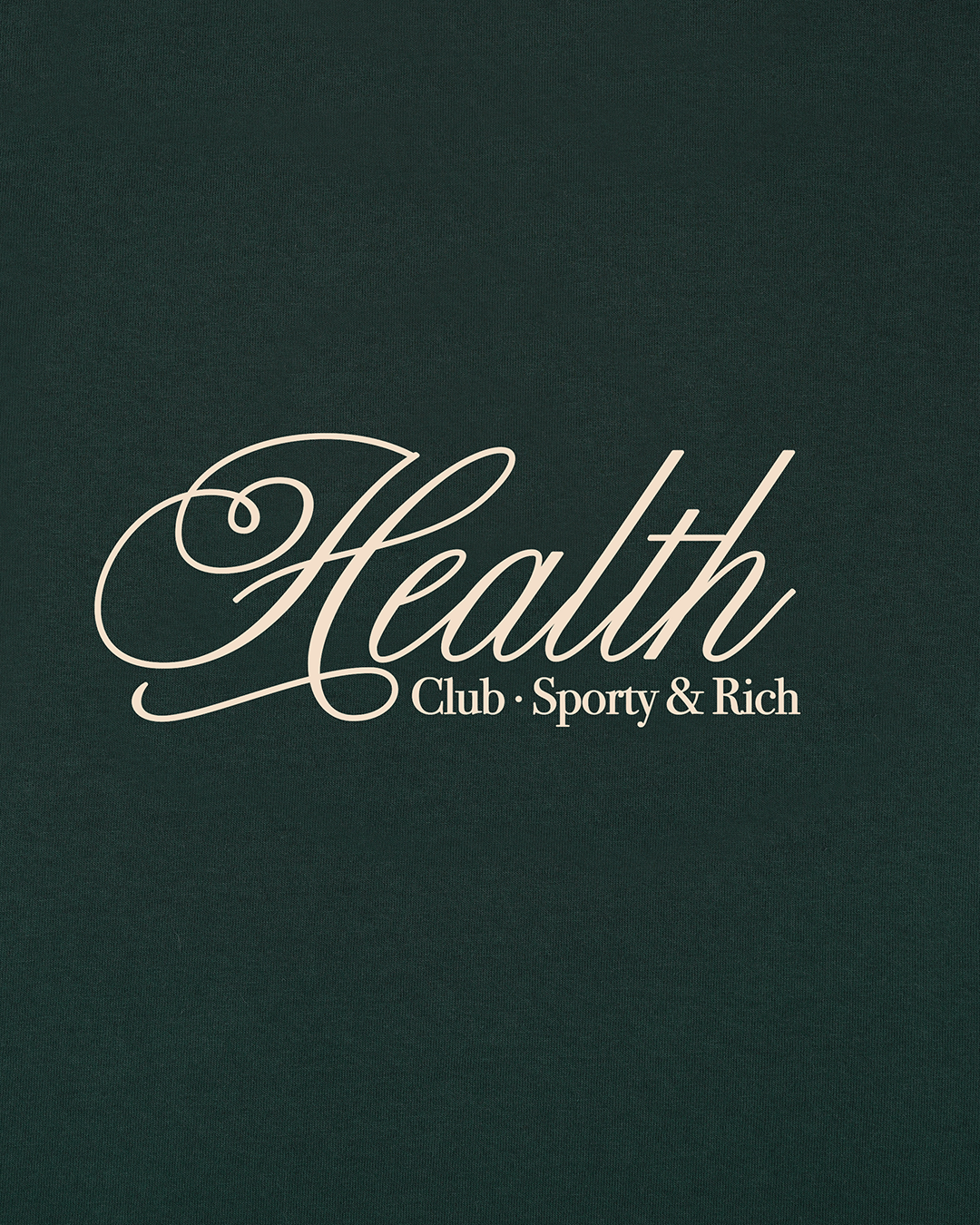 Dark Green 'Health Script' Hoodie
