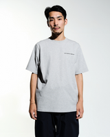 Grey Heather Reflective Logo Tee