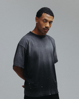 Black Washed Trashed 'Blank' Tee