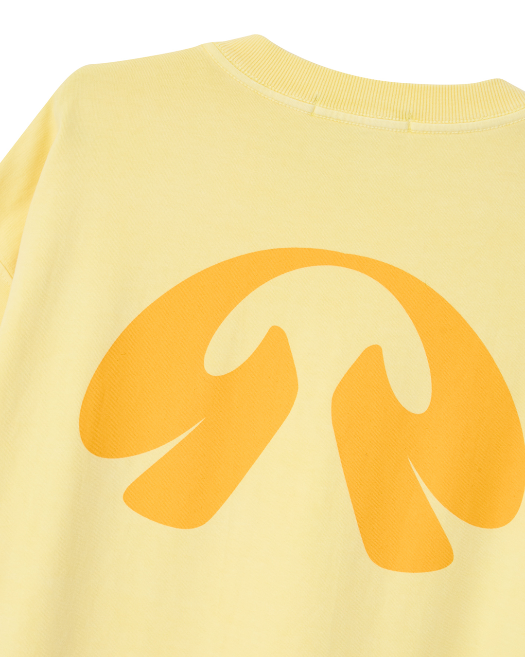 Yellow Monogram Oversized Tee