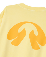 Yellow Monogram Oversized Tee