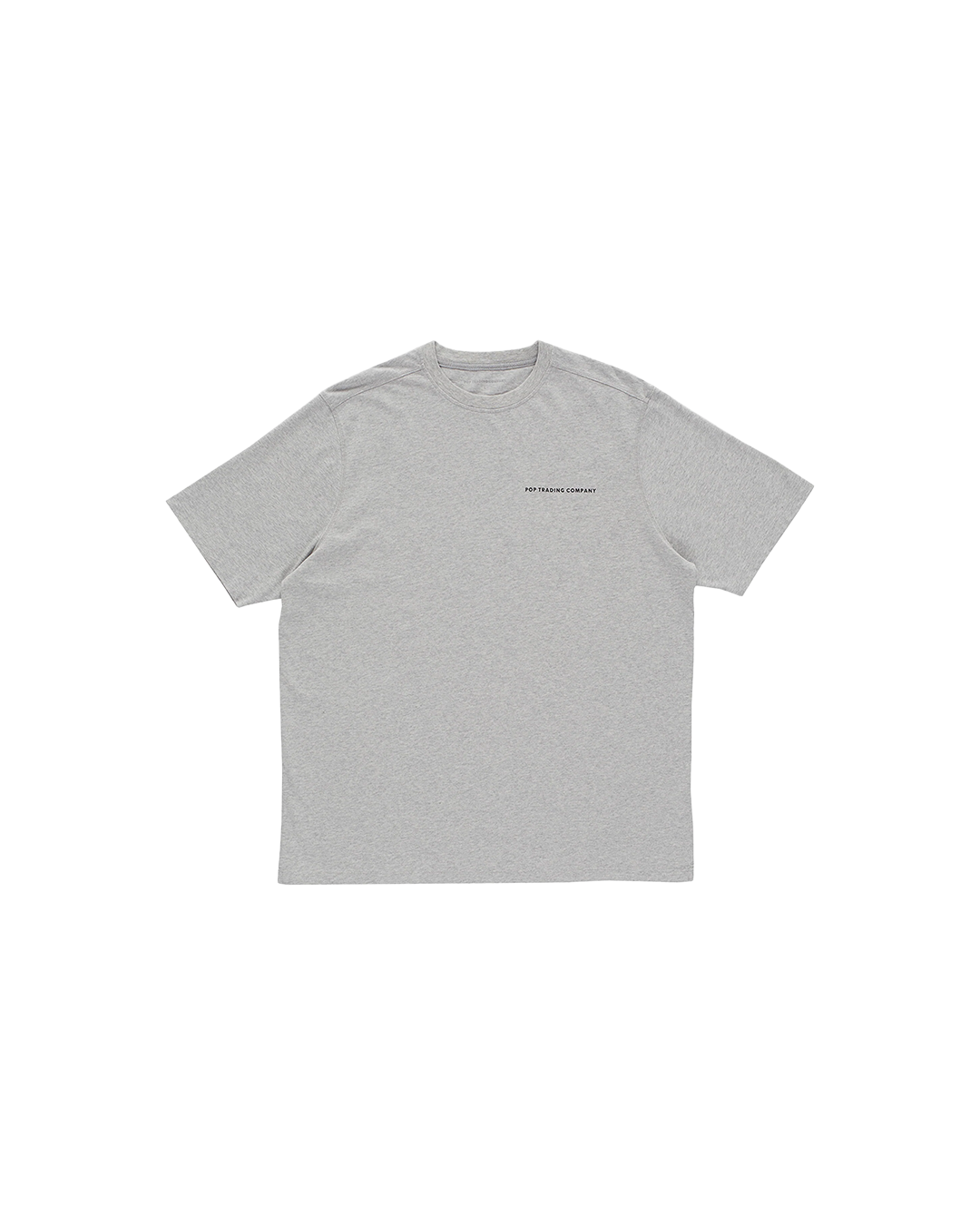 Grey Heather Reflective Logo Tee
