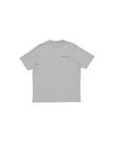 Grey Heather Reflective Logo Tee