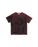Burgundy 'Stay Wild' Regular Gaze Tee