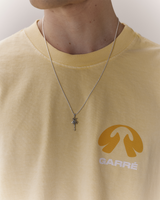 Yellow Monogram Oversized Tee
