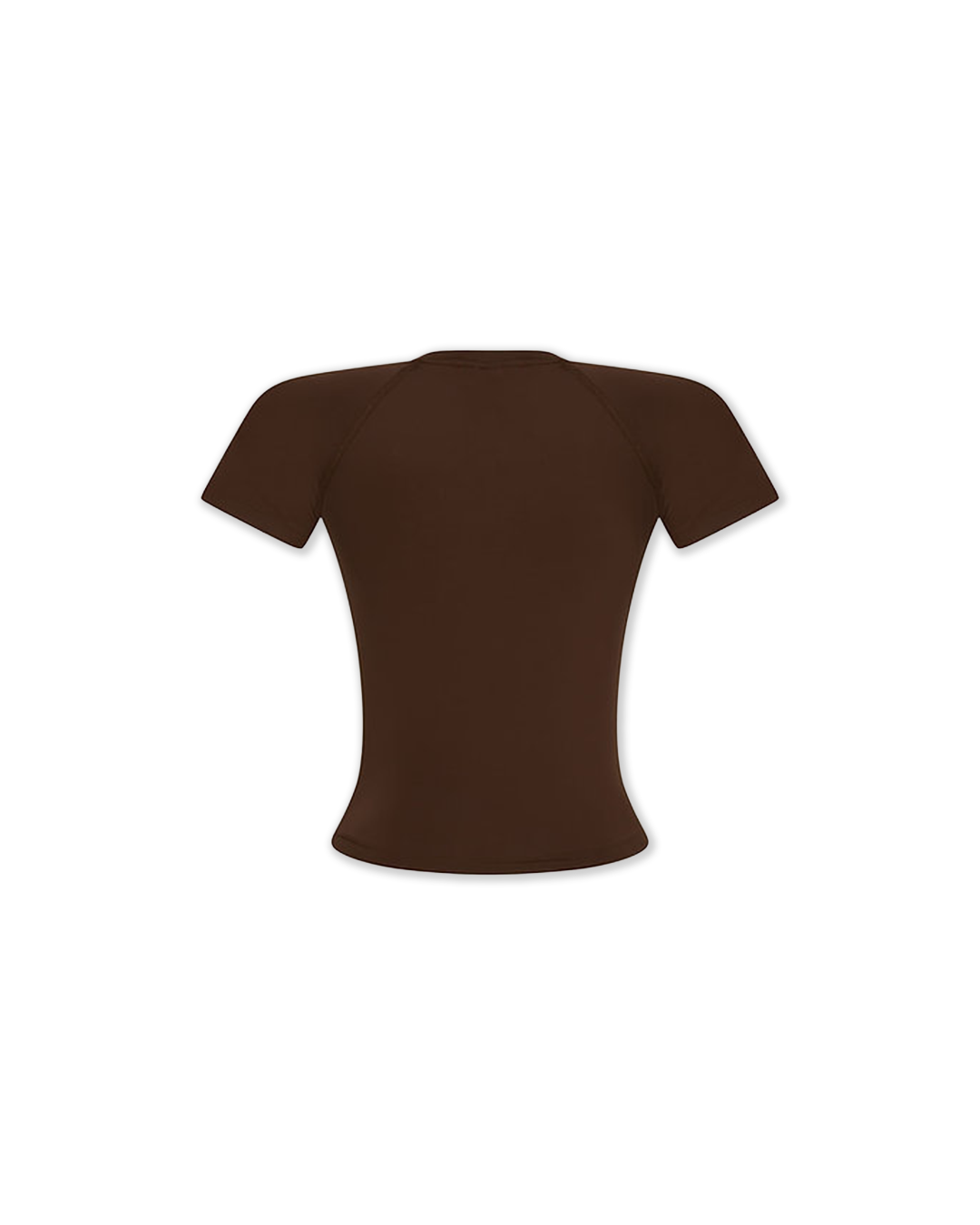 Brown Stretch Baby Tee
