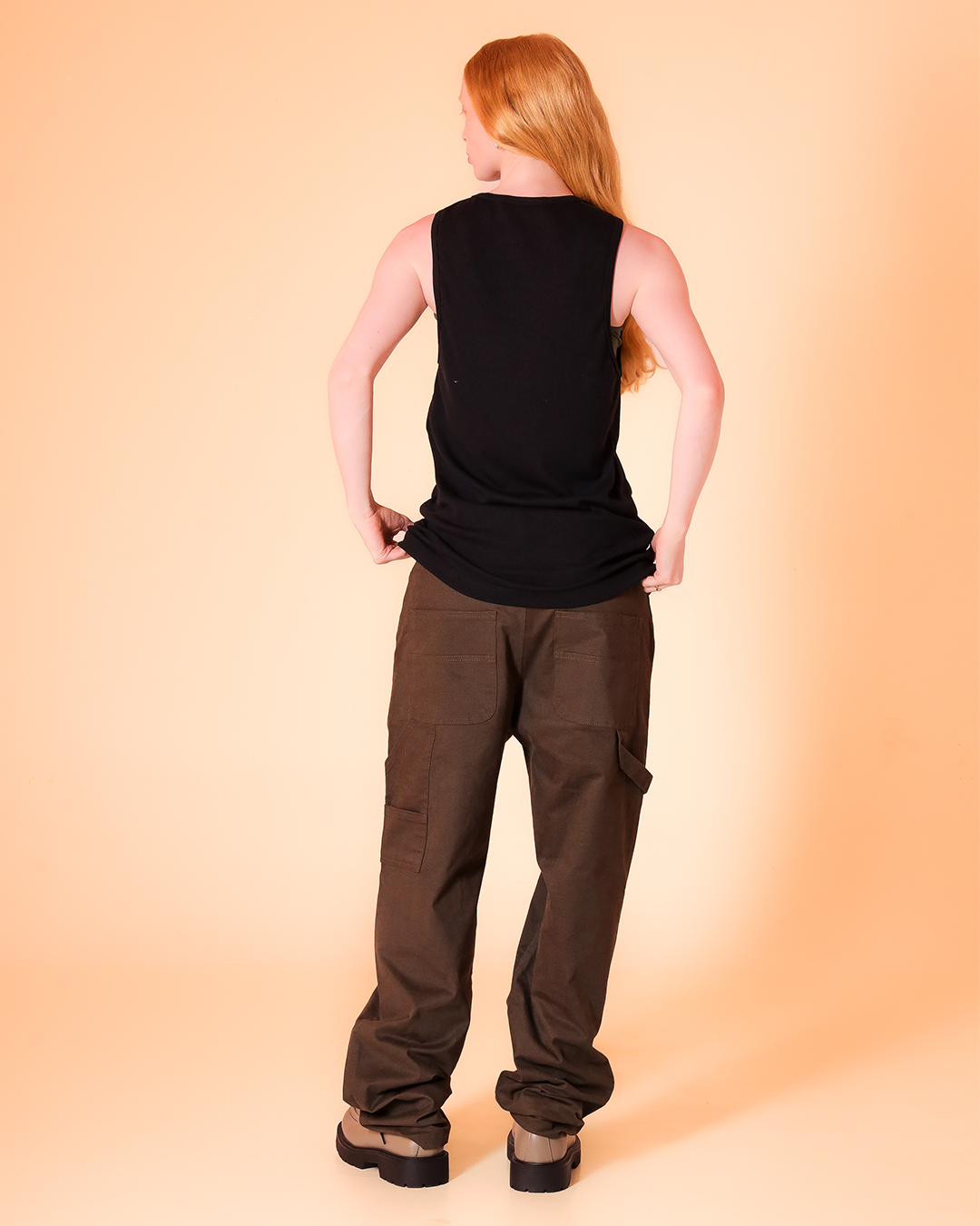 Green Big Carpenter Pants