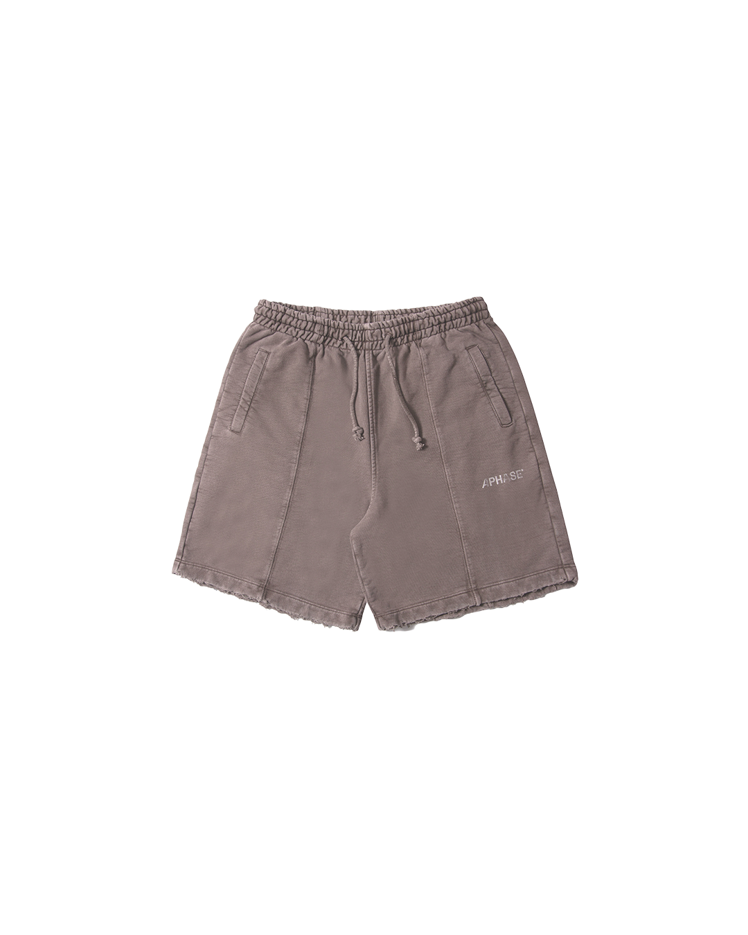 Taupe Washed Relaxed Shorts