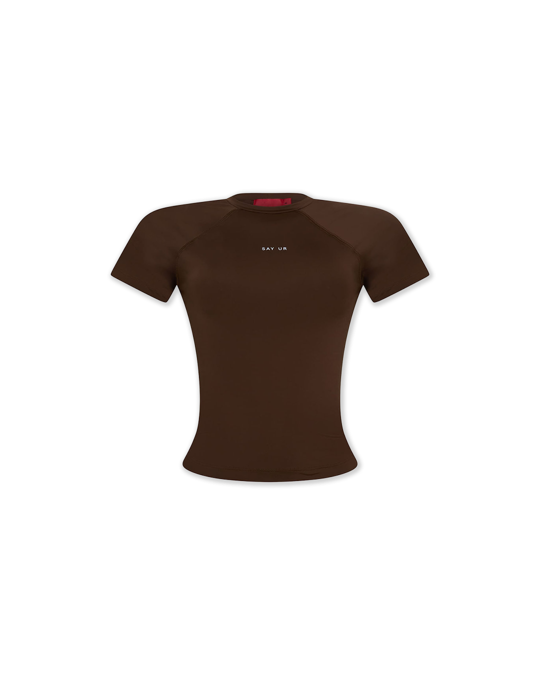 Brown Stretch Baby Tee