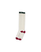 Cream White Socks X CLOT