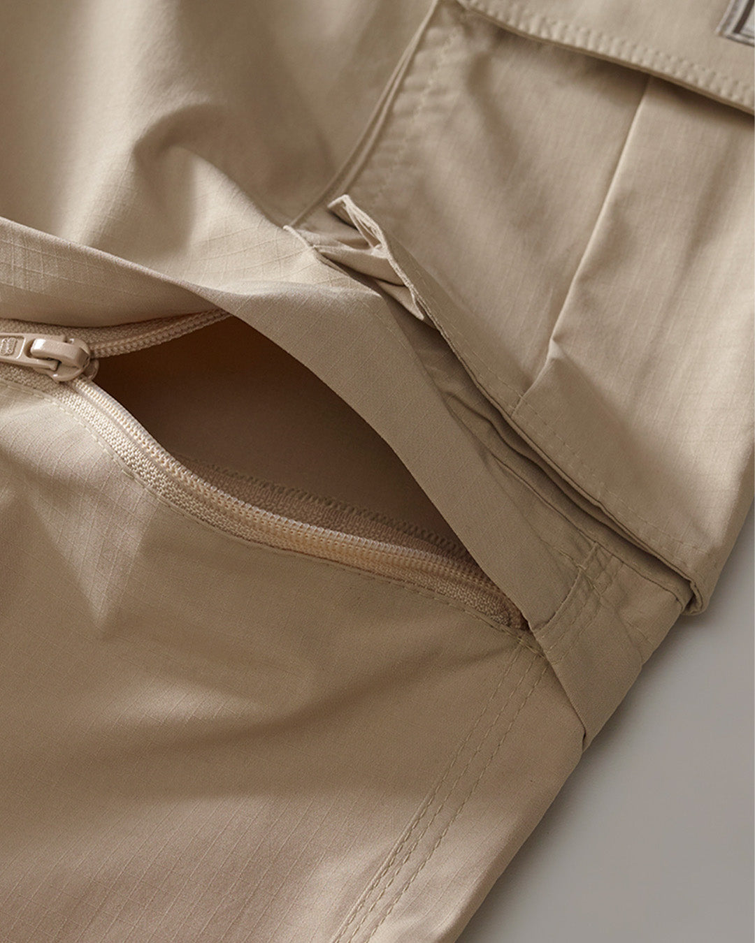 Beige Cargo Pants