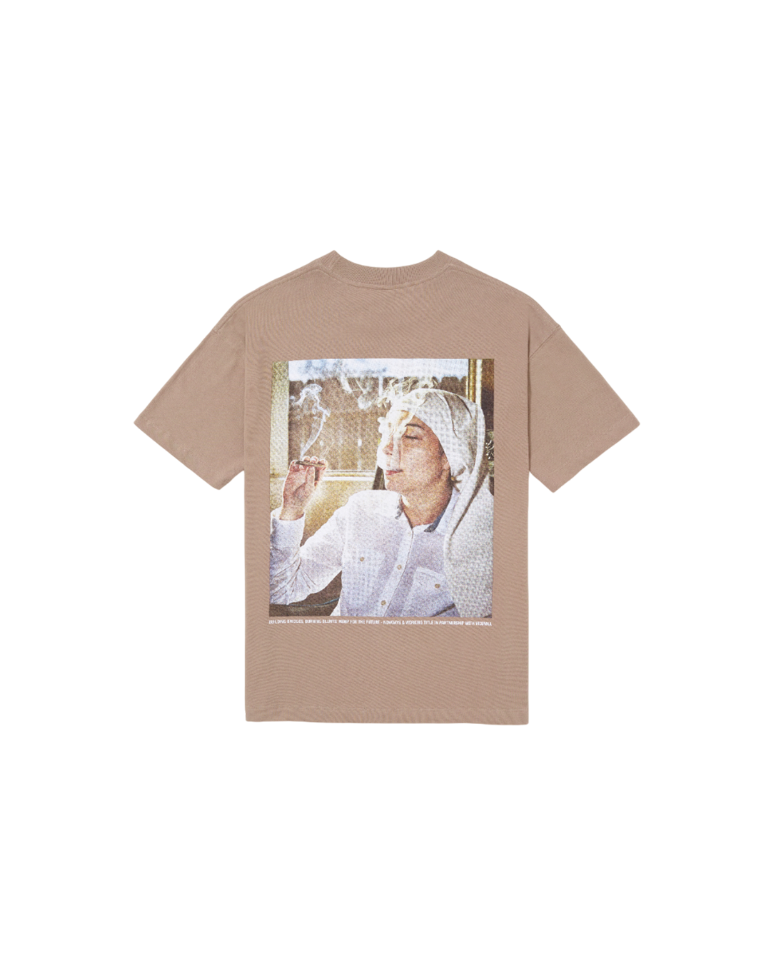 Beige HEMP FOR THE FUTURE Tee