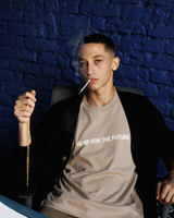 Beige HEMP FOR THE FUTURE Tee