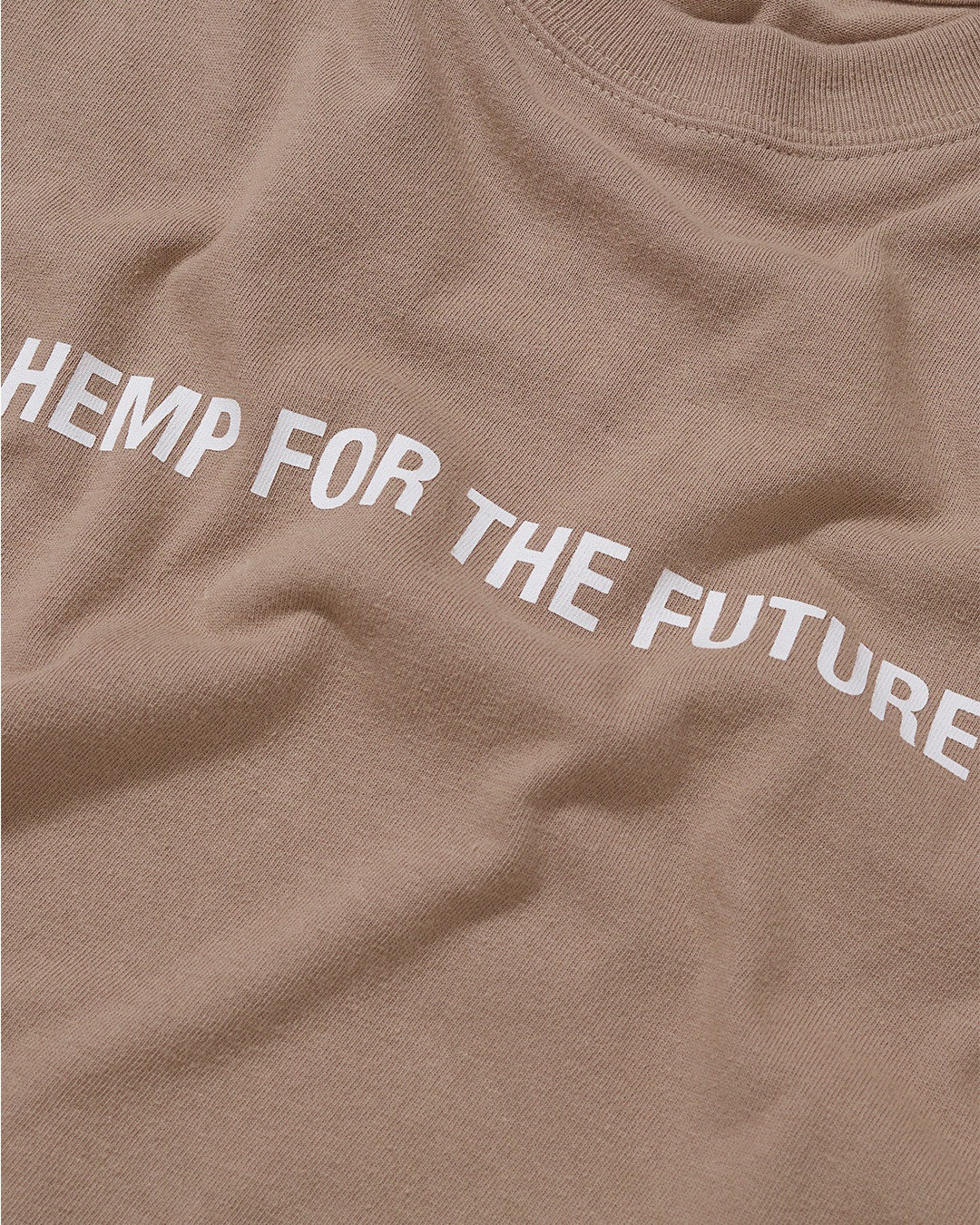 Beige HEMP FOR THE FUTURE Tee