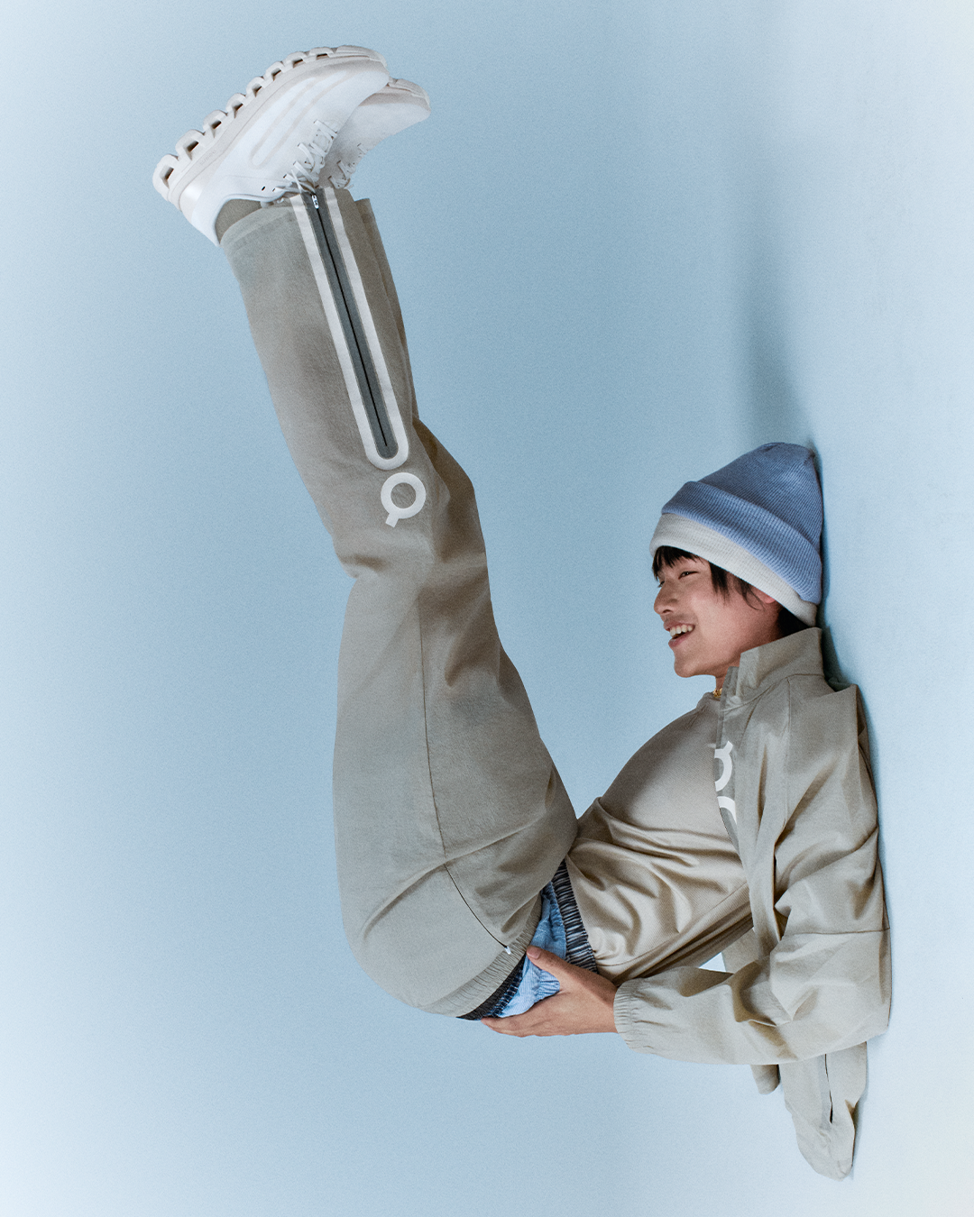 Beige Track Pants X BUREAU BORSCHE