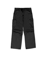 Black Washed Cargo Pants