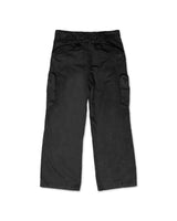 Black Washed Cargo Pants