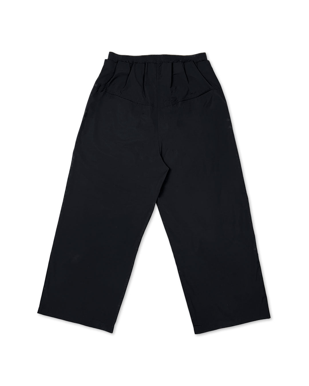 Black Wide Tech Pants